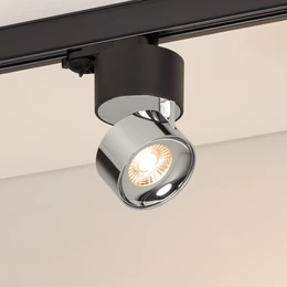 Фото #1 товара Светильник SP-PLURIO-TRACK-4TR-R77-9W Warm3000 (BK-CHR, 36 deg, 230V) (Arlight, IP20 Металл, 3 года)