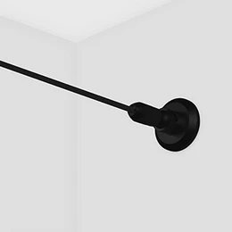 Фото #1 товара Лента-трос STINGRAY-R2-RT-B30-10mm 24V BLACK RGB (7.2 W/m, IP20, 5060, 5m) (Arlight, Сталь+Алюминий)