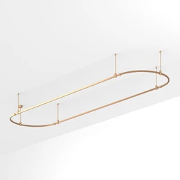 Фото #1 товара Основание ART-APRIORI-OVAL-ROD-400-4000x1000 (GD) (Arlight, IP20 Металл, 3 года)