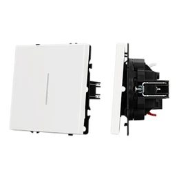 Фото #1 товара Механизм звонкового выключателя LED SWT-NOBE-MKR1-SFPL-L-WH (230V, 10A) (Arlight, Белый кварц)