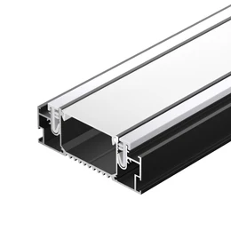 Фото #1 товара Профиль STRETCH-41-CEIL-CENTER-2000 BLACK (Arlight, Алюминий)