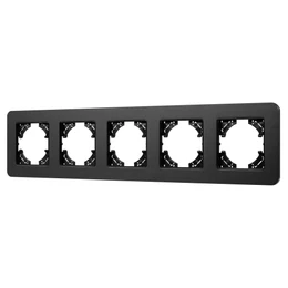 Фото #1 товара Рамка алюминиевая FRM-AKIRY-SFAL-5-BK (Arlight, -)