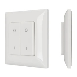 Фото #1 товара Панель SMART-P47-DIM-P-SUF (3V, 2 зоны, Knob, 2.4G) (Arlight, Пластик)