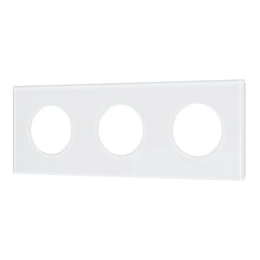 Фото #1 товара Рамка стеклянная FRM-GLARE-GC-3-WH (Arlight, -)