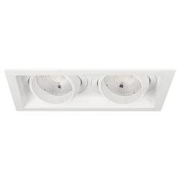 Фото #1 товара Светильник MS-VORTEX-BUILT-S250x140-2x30W Warm3000 (WH-WH, 50 deg, 230V) (Arlight, IP20 Металл, 5 лет)