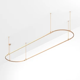 Фото #1 товара Основание ART-APRIORI-OVAL-ROD-800-4000x1000 (GD) (Arlight, IP20 Металл, 3 года)