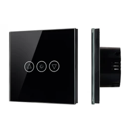 Фото #1 товара Светорегулятор сенсорный с Zigbee управлением SWT-OMALI-SD3-ZB-BK (250V, 500W) (Arlight, Стекло)
