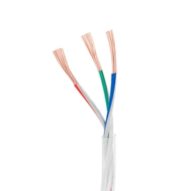 Фото #1 товара Провод питания ARL-20AWG-CLEAR-3Wire-CU-Double (3x0.75mm, 4.5m) (Arlight, -)