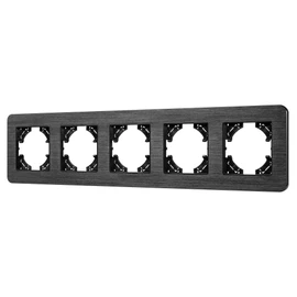 Фото #1 товара Рамка алюминиевая FRM-AKIRY-AL-5-BK (Arlight, -)