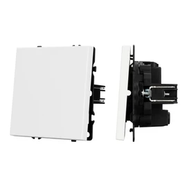 Фото #1 товара Механизм выключателя одноклавишный перекрёстный SWT-NOBE-MKX1-SFPL-WH (230V, 10A) (Arlight, -)