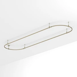 Фото #1 товара Основание ART-APRIORI-OVAL-ROD-200-4000x1000 (OG) (Arlight, IP20 Металл, 3 года)