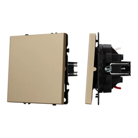 Фото #1 товара Механизм звонкового выключателя SWT-NOBE-MKR1-SFPL-L-GD (230V, 10A) (Arlight, -)