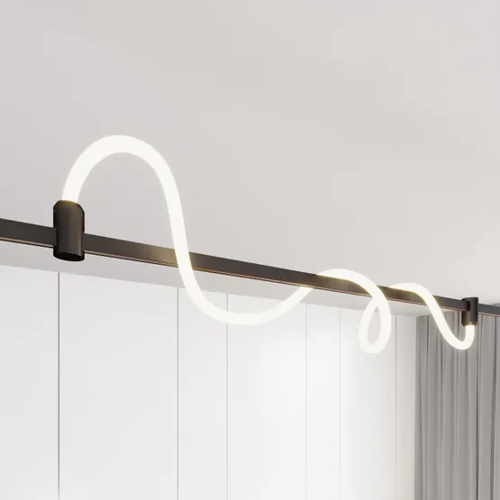 Фото #2 товара Светильник ART-APRIORI-TUBE-ELASTIC-R38-L3000-36W Warm3000 (BK, 360 deg, 48V) (Arlight, IP20 Металл, (Arlight, IP20 Металл, 3 года)