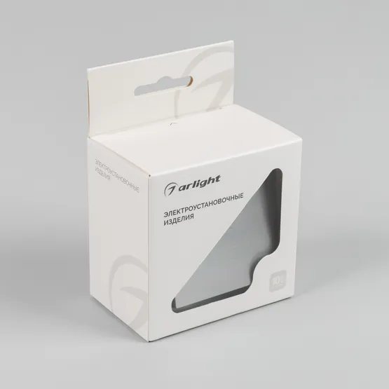 Фото #4 товара Механизм выключателя одноклавишный перекрёстный SWT-MKX1-PL-GR-V (250V, 10A) (Arlight, -)