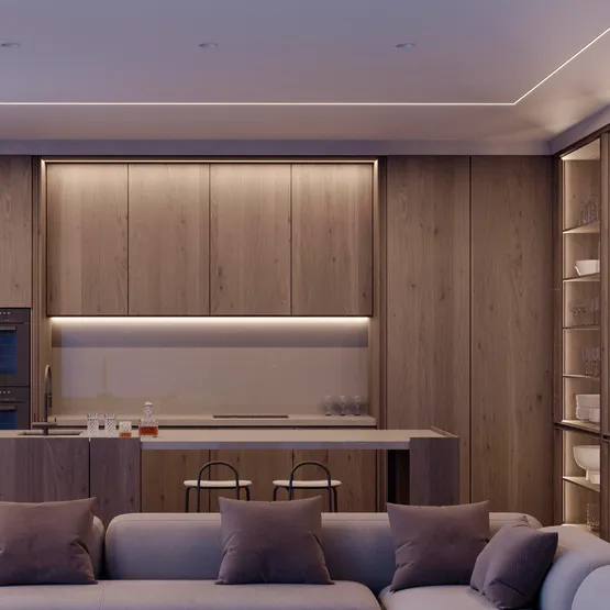 Фото #6 товара Профиль SL-LINIA16-FANTOM-2000 ANOD (Arlight, Алюминий)