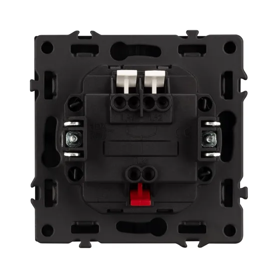 Фото #3 товара Механизм выключателя двухклавишный непроходной SWT-NOBE-MK02-SFPL-BK (230V, 10A) (Arlight, -)