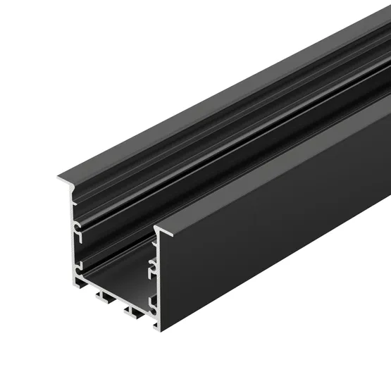 Фото #2 товара Профиль LINIA49-F-M-2000 BLACK (Arlight, Алюминий)