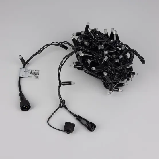 Фото #3 товара Светодиодная гирлянда ARD-STRING-CLASSIC-1000-BLACK-100LED-PULSE Warm (230V, 7W) (Ardecoled, IP65, 1 год)