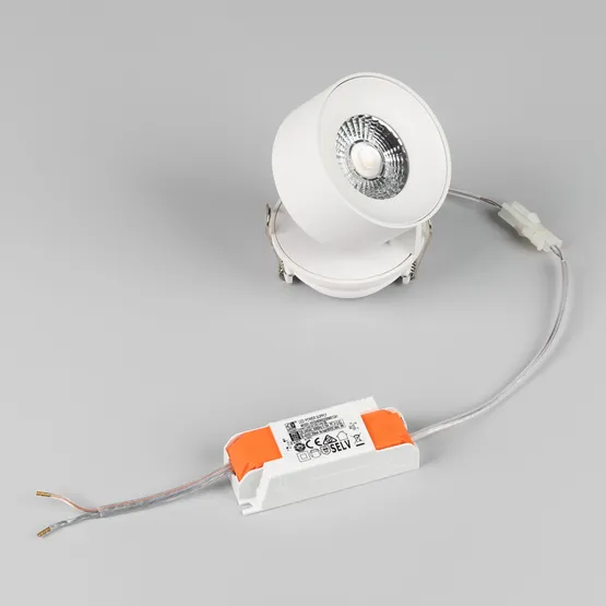 Фото #3 товара Светильник SP-PLURIO-BUILT-R77-9W Day4000 (WH-WH, 36 deg, 230V) (Arlight, IP20 Металл, 3 года)