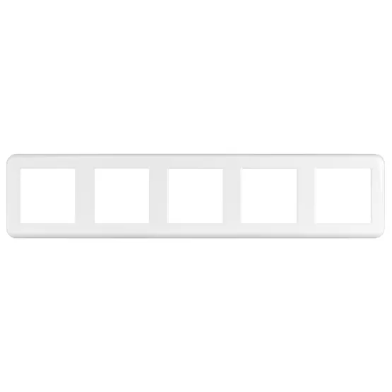 Фото #2 товара Рамка пластиковая FRM-VERSA-PL-5-WH (Arlight, -)