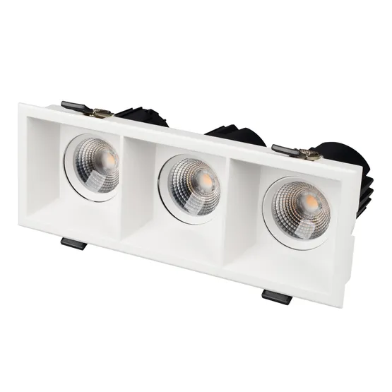 Фото товара Светильник MS-FLOW-BUILT-S230x85-3x12W Warm3000 (WH, 55 deg, 230V) (Arlight, IP20 Металл, 5 лет)