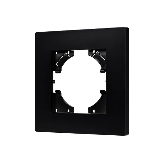 Фото #1 товара Рамка пластиковая FRM-PERIO-PL-1-BK (Arlight, -)