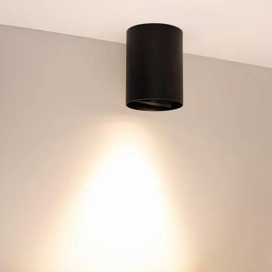 Фото #4 товара Светильник SP-FOCUS-R110-18W Warm3000 (BK, 50 deg, 230V) (Arlight, IP54 Металл, 5 лет)