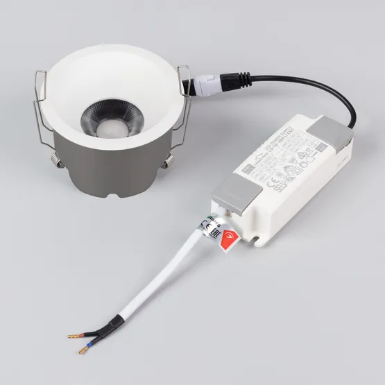 Фото #5 товара Светильник MS-HARBOR-R82-10W Warm3000 (WH, 24 deg, 230V) (Arlight, IP20 Металл, 5 лет)