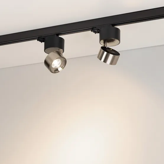 Фото #2 товара Светильник SP-PLURIO-TRACK-4TR-R77-9W Day4000 (BK-NI, 36 deg, 230V) (Arlight, IP20 Металл, 3 года)