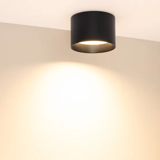 Фото #2 товара Светильник SP-BISCOTTO-R120-12W Warm3300-MIX (BK, 80 deg, 230V) (Arlight, IP54 Металл, 5 лет)