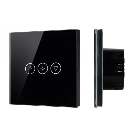 Фото #1 товара Светорегулятор сенсорный с Zigbee управлением SWT-OMALI-SD3-ZB-BK (250V, 500W) (Arlight, Стекло)