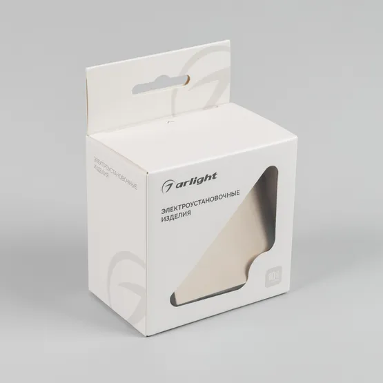 Фото #4 товара Механизм выключателя одноклавишный непроходной SWT-MK01-PL-GD-V (250V, 10A) (Arlight, -)