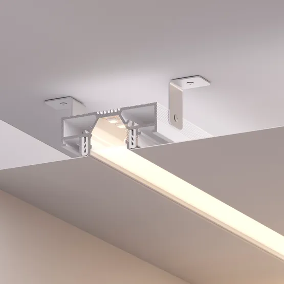 Фото #5 товара Профиль STRETCH-20-CEIL-D-CENTER-2000 WHITE (Arlight, Алюминий)