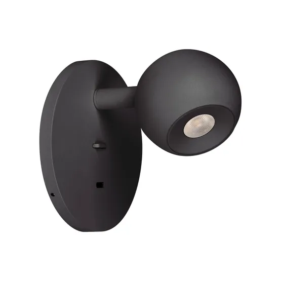 Фото #1 товара Светильник SP-OTTORI-WALL-CHARGE-6W Warm3000 (BK, 30 deg, 230V, USB-C) (Arlight, IP20 Металл, 3 года)