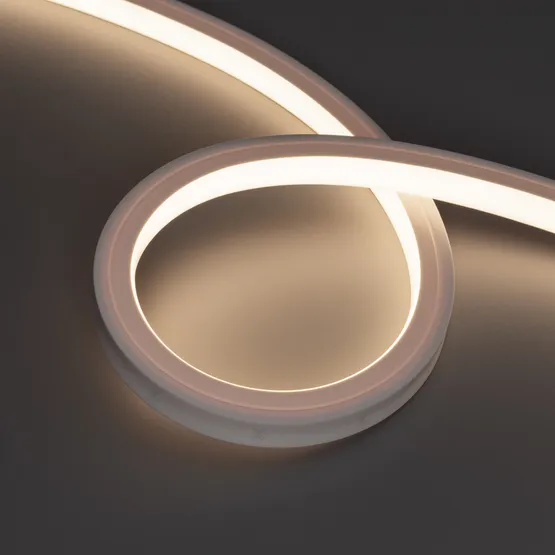 Фото #1 товара Светодиодная лента герметичная NOVA-TOP-PU-A120-16x15mm 24V Warm3500 (10 W/m, IP68, 3m, wire x1) (Arlight, Полиуретан)