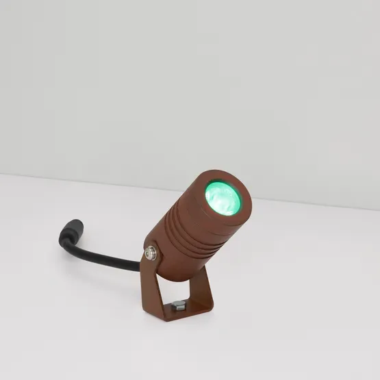 Фото #2 товара Светильник KT-RAY-COLOR-R42-6W RGB (RS, 25 deg, 12V) (Arlight, IP67 Металл, 3 года)