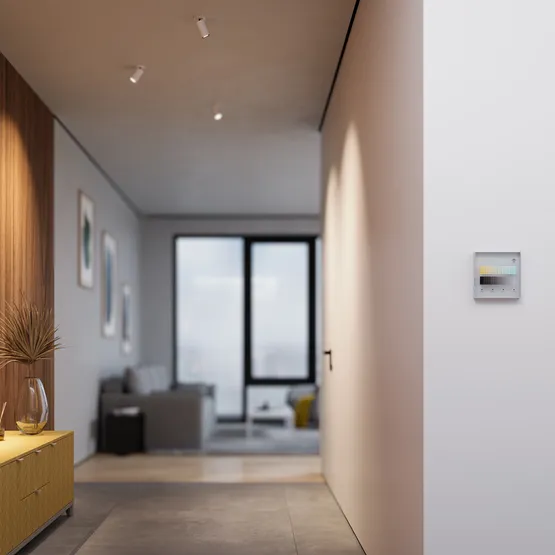 Фото #2 товара INTELLIGENT ARLIGHT Сенсорная панель SMART-DALI-301-11-1G-4SC-DIM-IN White (BUS/24V, Touch, 2.4G) (IARL, IP20 Пластик, 5 лет)