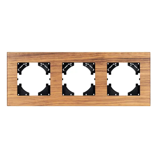 Фото #3 товара Рамка из натурального дерева FRM-XSILO-WD-3-SNL (Arlight, -)