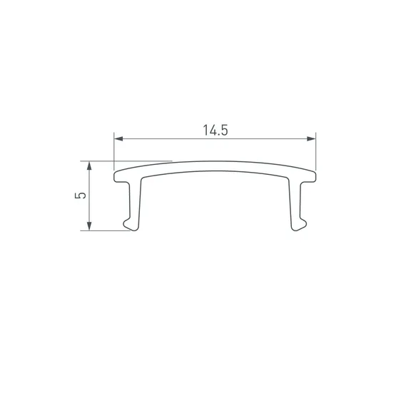 Фото #2 товара Экран WARDROBE-1930-2000 OPAL (Arlight, Пластик)