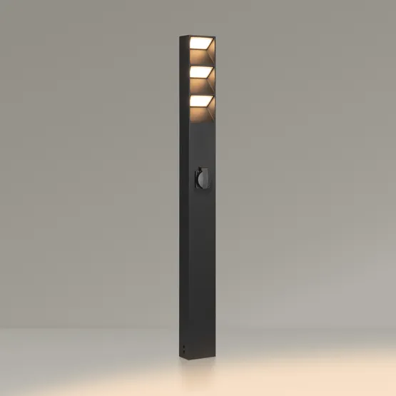 Фото #4 товара Светильник LGD-TILLIS-BOLL-SOCKET-H900-12W Warm3000 (GR, 92 deg, 230V) (Arlight, IP54 Металл, 3 года)