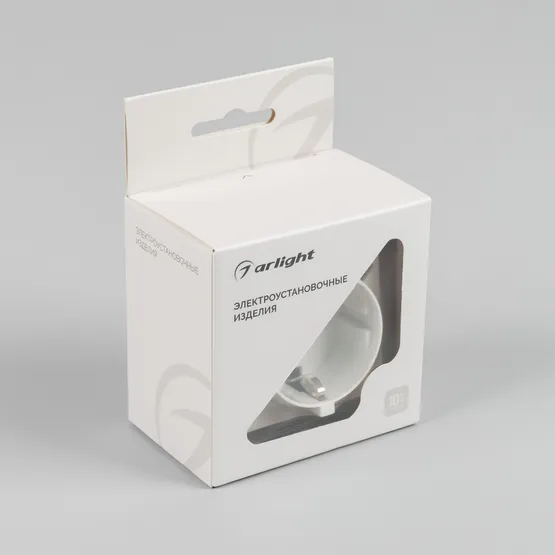 Фото #4 товара Механизм электрической розетки SCT-MEU1-PL-WH-V (250V, 16A) (Arlight, -)