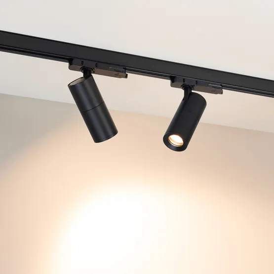 Фото #3 товара Светильник LGD-ARTEMIS-TRACK-4TR-R55-12W Warm3000 (BK, 8-80 deg, 230V, DALI) (Arlight, IP20 Металл, 5 лет)