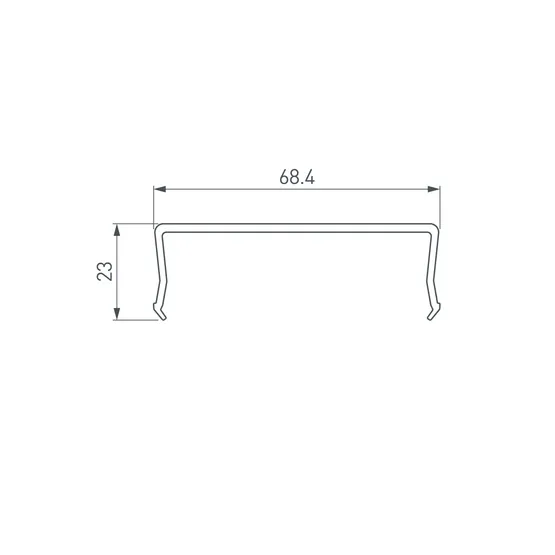 Фото #2 товара Экран SL-W68-2000 OPAL (Arlight, Пластик)