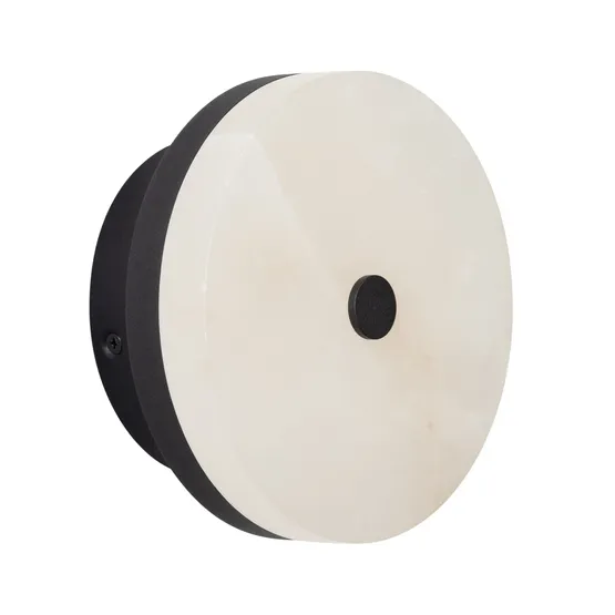 Фото #1 товара Светильник SP-MENTA-WALL-R165-12W Warm2700 (BK, 130 deg, 230V) (Arlight, IP20, Мрамор, 5 лет)