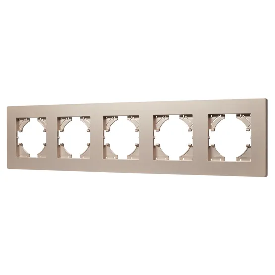 Фото #1 товара Рамка пластиковая FRM-PERIO-PL-5-GD (Arlight, -)