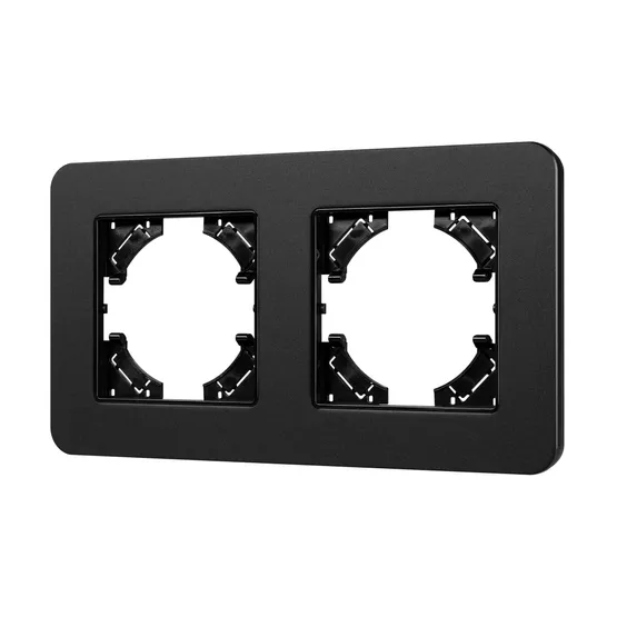 Фото #1 товара Рамка алюминиевая FRM-AKIRY-SFAL-2-BK (Arlight, -)