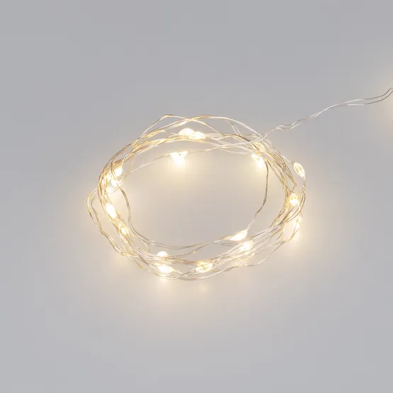 Фото #1 товара Светодиодная гирлянда ARD-DEW-HOME-2000-20LED-STD Warm3000 (1.5V, Battery Pack, Cork) (Ardecoled, IP20)