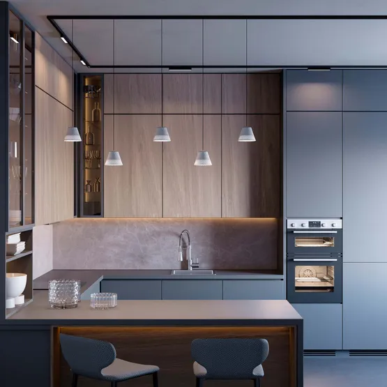 Фото #2 товара Светильник MAG-ORIENT-OLLAS-HANG-5W Day4000 (BK-GR, 80 deg, 48V) (Arlight, IP20 Гипс, 3 года)