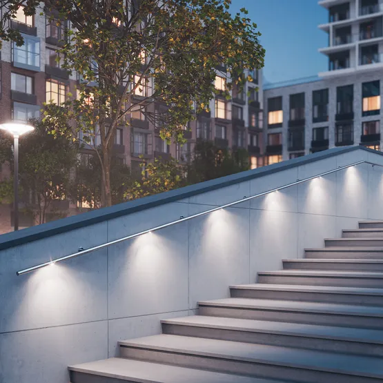 Фото #3 товара Светильник ALT-LODESTAR-HANDRAIL-R27-1.5W Warm3000 (SL, 70 deg, 12-24V) (Arlight, IP67 Металл, 3 года)