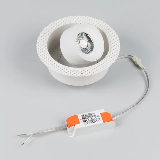 Фото #2 товара Светильник SP-PLURIO-BUILT-TRIMLESS-R160-9W Day4000 (WH-WH, 36 deg, 230V) (Arlight, IP20 Металл, 3 года)